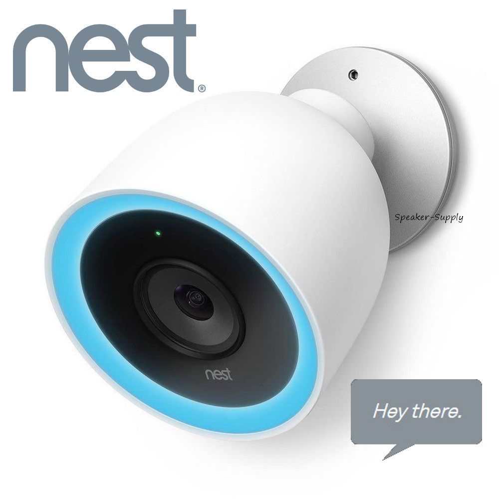 Nest Cam IQ Outdoor Security Camera Pro 4K Sensor 12X Streaming HD Two
